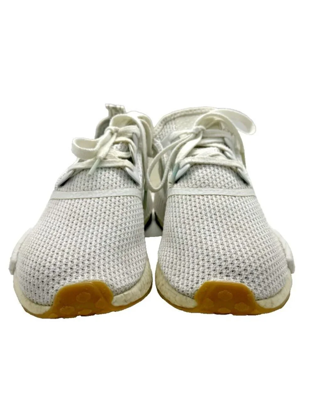 adidas NMD_R1 Cloud White D96635 Mesh Men's Low Top Athletic Sneaker Sz 10 US